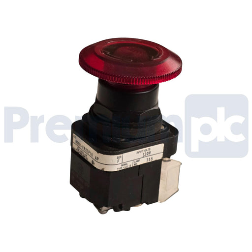 ALLEN BRADLEY 800H-FRXTP16 /F 30mm RED PUSH PULL/TWIST PUSHBUTTON NSNP (read)