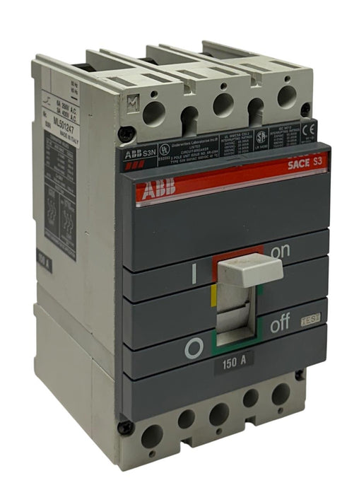 ABB SACE ISOMAX S3N150 / XR-2394 / S3N SACE S3 CIRCUIT BREAKER 150A 600V USNP
