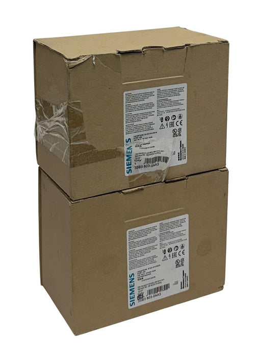 2 SIEMENS 3SB3 803-0AA3 / 3SB38030AA3 EMPTY ENCLOSURES FOR COMMAND DEVICES NSMP