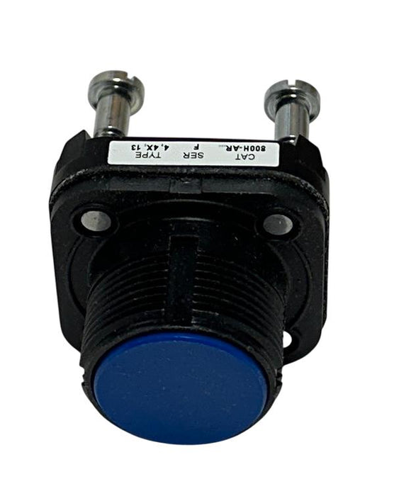 ALLEN BRADLEY 800H-AR7D1 /F BULLETIN 800H PUSH BUTTON FLUSH HEAD BLUE NSMP