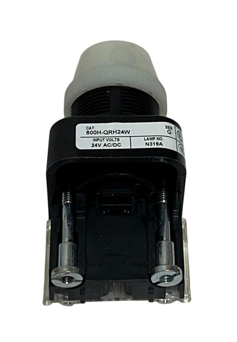ALLEN BRADLEY 800H-QRH24W /G 30mm RED PILOT LIGHT 800H PUSH BUTTON OEM NSMP