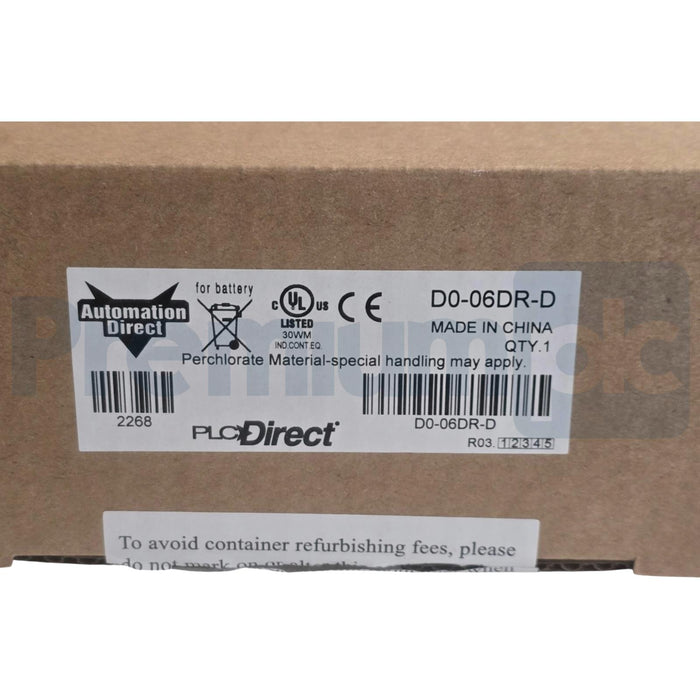 AUTOMATION DIRECT D0-06DR-D DirectLOGIC DL06 PLC I/O RELAY 12-24VDC D006DRD NSMP