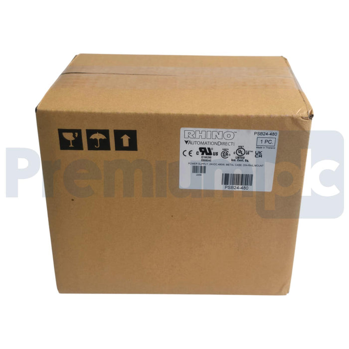 AUTOMATION DIRECT PSB24-480 RHINO PSB SWITCHING POWER SUPPLY 24VDC 480W NSFS