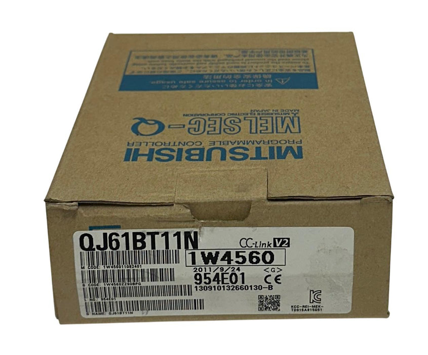 MITSUBISHI QJ61BT11N MELSEC-Q CC-LINK V2 MASTER / LOCAL MODULE RS-485 OEM NSMP