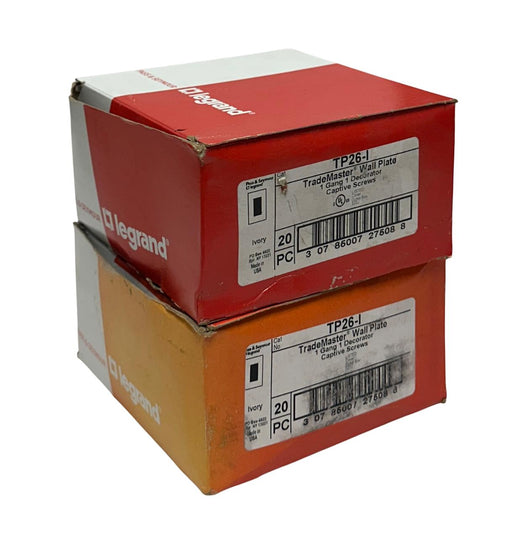 39 PASS & SEYMOUR LEGRAND TP26-I / TP26I TradeMaster WALL PLATES 1G 1DECOR NSMP