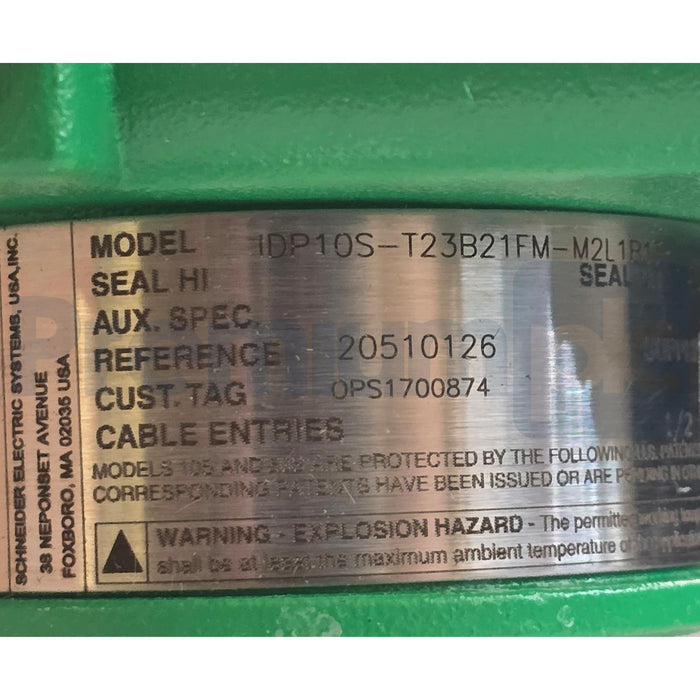 SCHNEIDER FOXBORO IDP10S HART PRESSURE TRANSMITTER IDP10S-T23B21FM-M2L1B1T NSMP