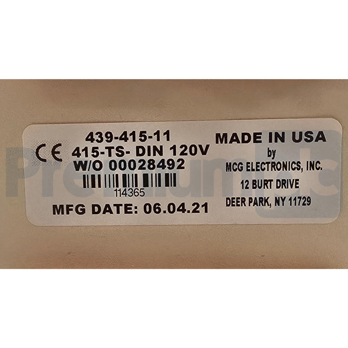 MCG 415-TS-DIN 120V 400 Series  AC SURGE/POWER LINE PROTECTOR 439-415-11 NSMP
