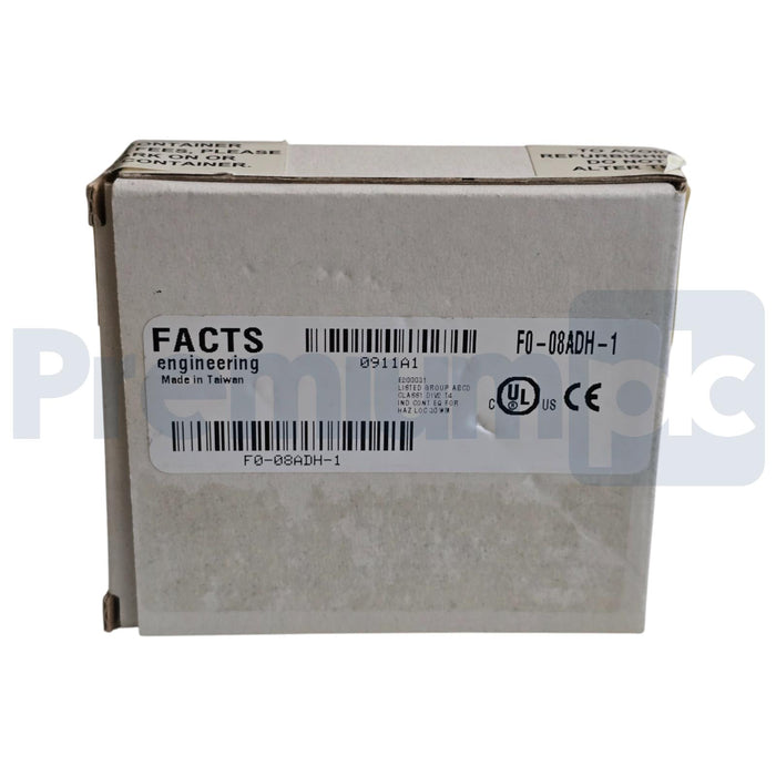 FACTS ENGINEERING F0-08ADH-1 DirectLOGIC DL05/06 ANALOG INPUT MODULE 8-CH NSMP