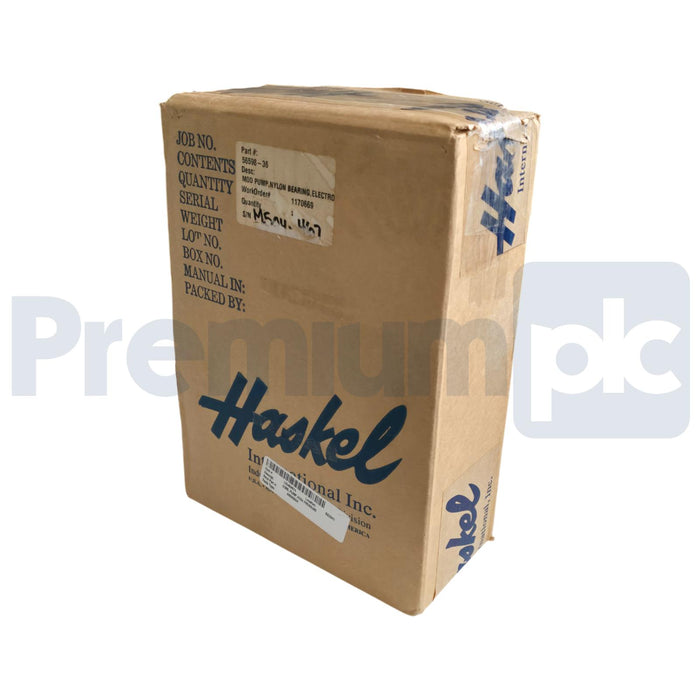 HASKEL 56598-36 HIGH-PRESSURE AIR DRIVEN PUMP, 36:1, 4500 PSI MAX 5659836 NSMP