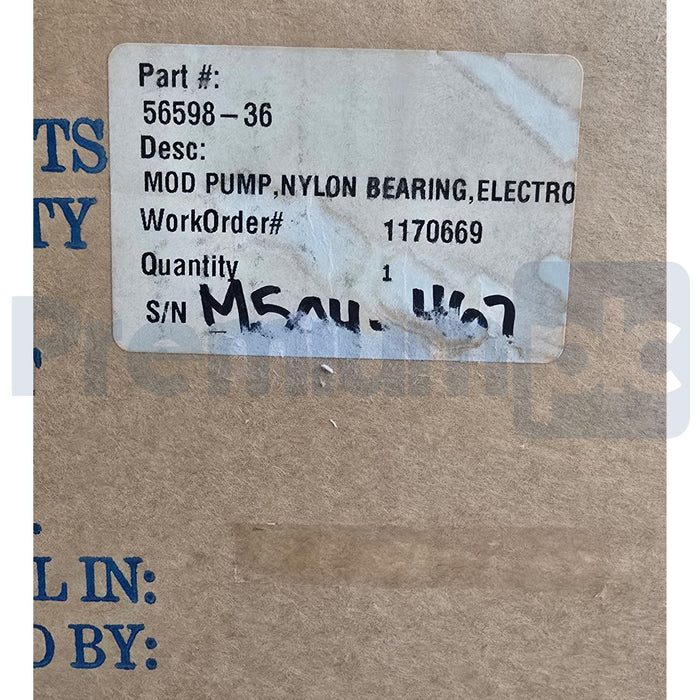 HASKEL 56598-36 HIGH-PRESSURE AIR DRIVEN PUMP, 36:1, 4500 PSI MAX 5659836 NSMP