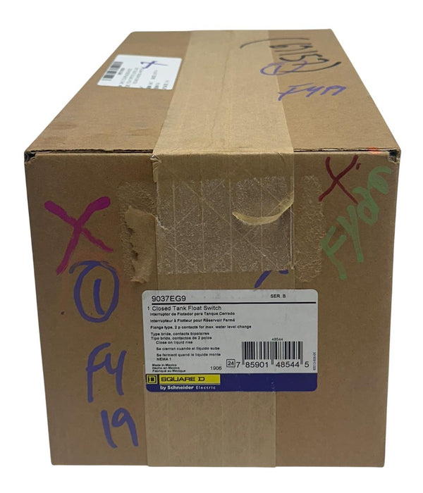 SQUARE D 9037-EG-9 / 9037EG9 PUMPTROL CLOSED TANK FLOAT SWITCH SERIES B NSFS