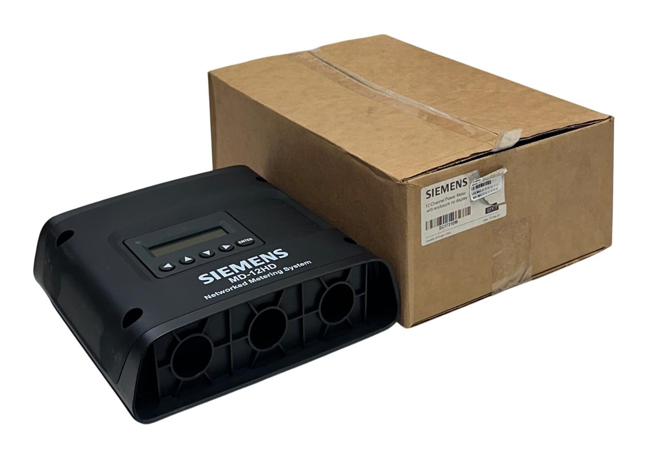 SIEMENS SC1731-EM / MD-12HD NETWORKED METERING SYSTEM 12-CHNL POWER METER NSMP