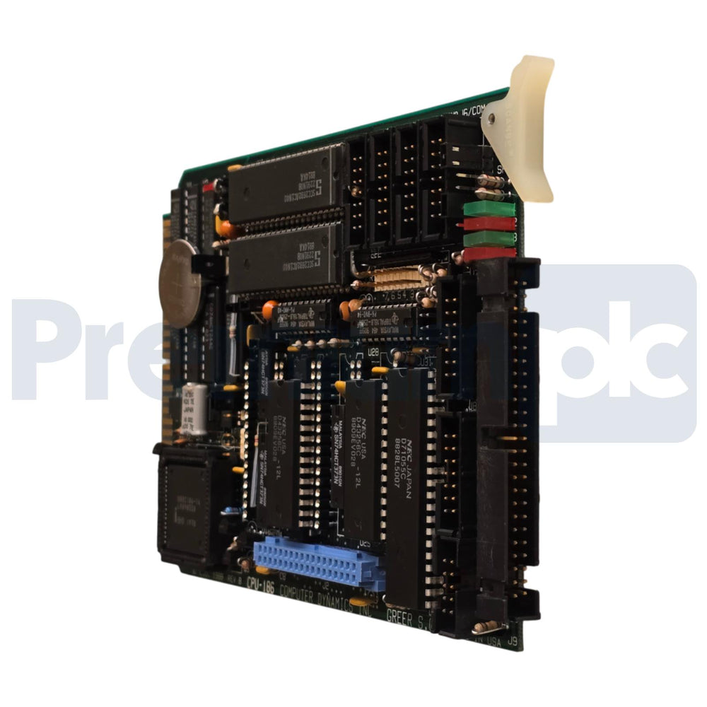 COMPUTER DYNAMICS INC CPU-186 BASE PROCESSOR BOARD, REV B, CPU186 NSNP