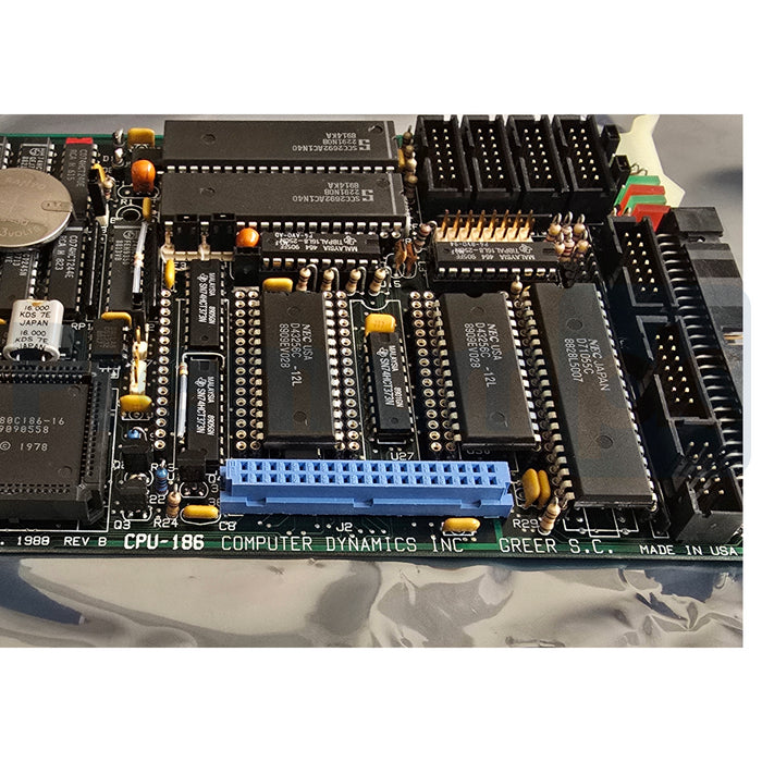 COMPUTER DYNAMICS INC CPU-186 BASE PROCESSOR BOARD, REV B, CPU186 NSNP