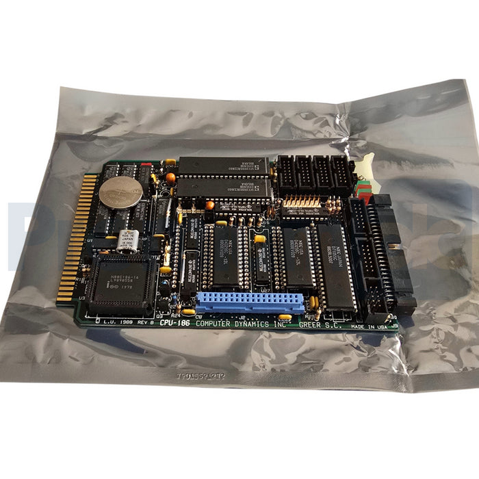 COMPUTER DYNAMICS INC CPU-186 BASE PROCESSOR BOARD, REV B, CPU186 NSNP