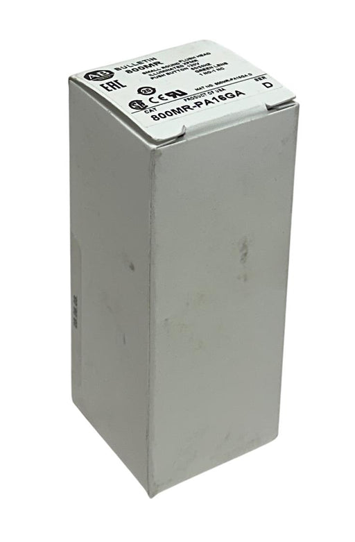 ALLEN BRADLEY 800MR-PA16GA /D SMALL ROUND PUSH BUTTON FLUSH GREEN 120V NSMP