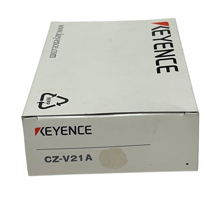 KEYENCE CZ-V21A / CZV21A FIBER OPTIC AMPLIFIER UNIT SENSOR 24VDC NPN OUTPUT NSMP