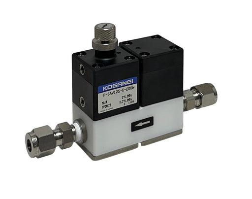 KOGANEI F-SAV125-C-200W / FSAV125C200W PNEUMATIC VALVE (SUCK-BACK) F-SAV NSMP