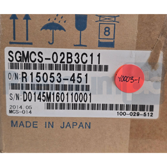 YASKAWA ELECTRIC SGMCS-02B3C11 / SGMCS02B3C11 DIRECT DRIVE SERVO MOTOR 42W NSMP