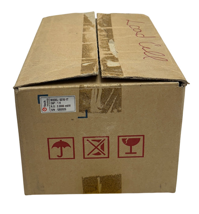 G TECH GC10-1T / GC101T PANCAKE LOAD CELL 1tf CAPACITY 2mV/V GC10 NSMP