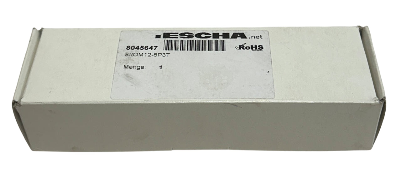 ESCHA 8I/OM12-5P3T / 8045647 M12 JUNCTION ANALOG I/O MODULE 8-WAY M23 NSMP