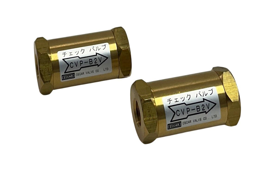 2 OSCAR YAMAMOTO CVP-B2V / CVPB2V CHECK VALVES OEM BRASS NSMP