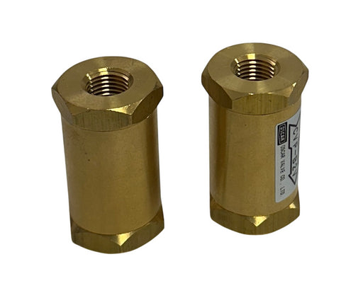 2 OSCAR YAMAMOTO CVP-B2V / CVPB2V CHECK VALVES OEM BRASS NSMP