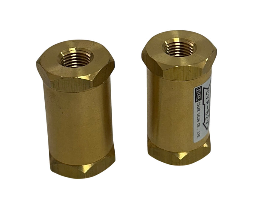 2 OSCAR YAMAMOTO CVP-B2V / CVPB2V CHECK VALVES OEM BRASS NSMP