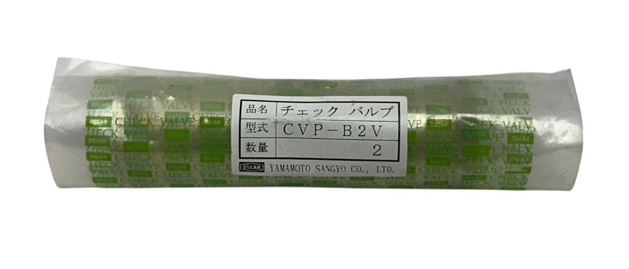 2 OSCAR YAMAMOTO CVP-B2V / CVPB2V CHECK VALVES OEM BRASS NSMP