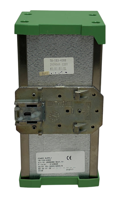 PHOENIX CONTACT QUINT PS-120AC/24DC/5 / 2939069 POWER SUPPLY 78-103-4300 USNP