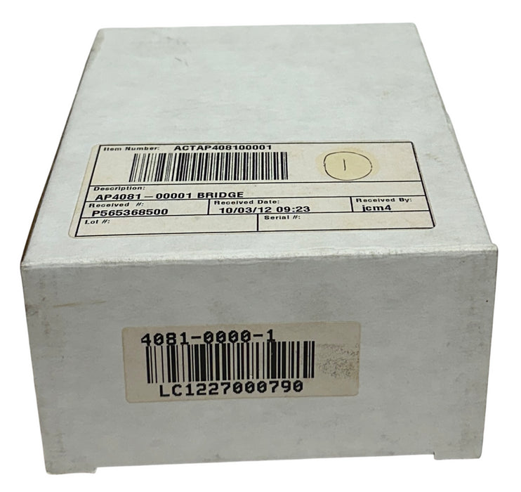 INVENSYS 4081-0000-1 ACTION PAK 4081 BRIDGE SIGNAL CONDITIONER 120V AP4081 NSMP
