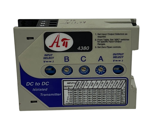 ABSOLUTE PROCESS INSTRUMENTS API 4380 DD / API4380DD DC TO DC TRANSMITTER USNP