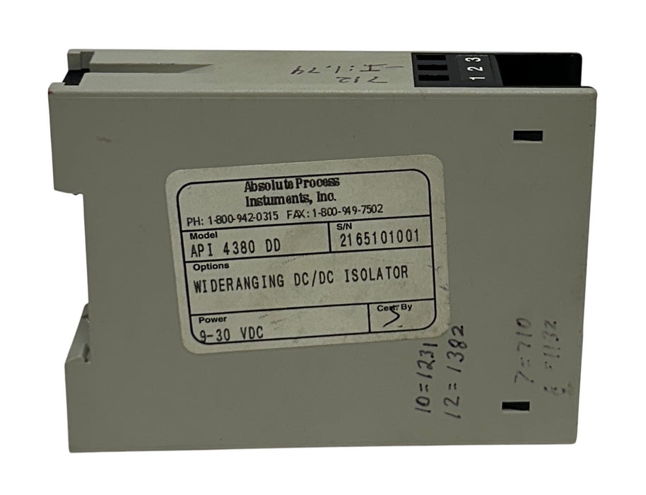 ABSOLUTE PROCESS INSTRUMENTS API 4380 DD / API4380DD DC TO DC TRANSMITTER USNP