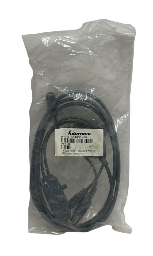 INTERMEC 0-364037-00 / 036403700 OEM STANDARD WEDGE CABLE Rev. 17 6FT NSMP