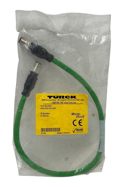 TURCK RSSD RSSD 423-0.5M / U-56121 EUROFAST CORDSET DOUBLE-ENDED 0.5M 4-PIN NSFS