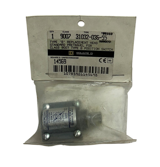 2 SQUARE D CLASS 9007 31032-036-55 / 3103203655 TYPE 'B' REPLACEMENT HEAD NSFS