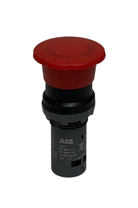 ABB CE4T-10R-02 / CE4T10R02 EMERGENCY STOP SWITCH TYPE C 300V 5A IP20 NSNP