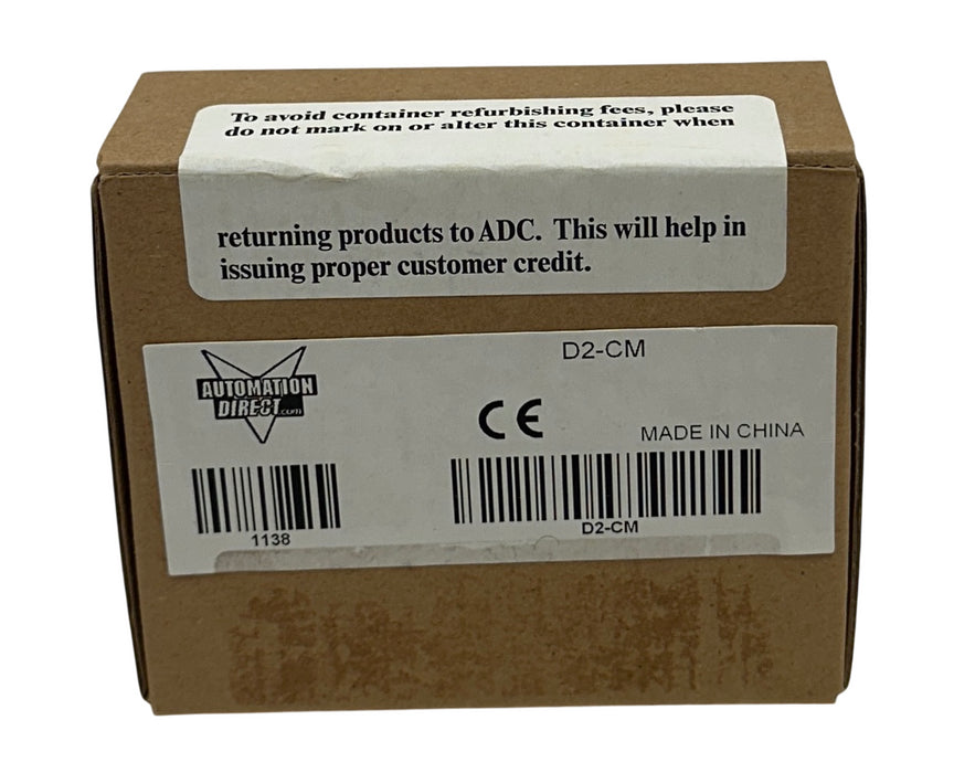 AUTOMATIONDIRECT D2-CM / D2CM DirectLOGIC 205 LOCAL EXPANSION MODULE DL205 NSFS