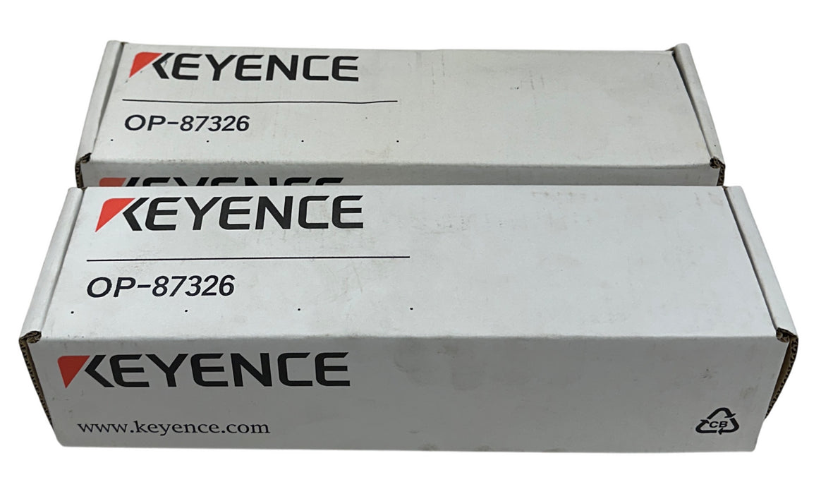 2 KEYENCE OP-87326 / OP87326 DIFFUSION PLATES FOR LINE LIGHTING OEM NSMP