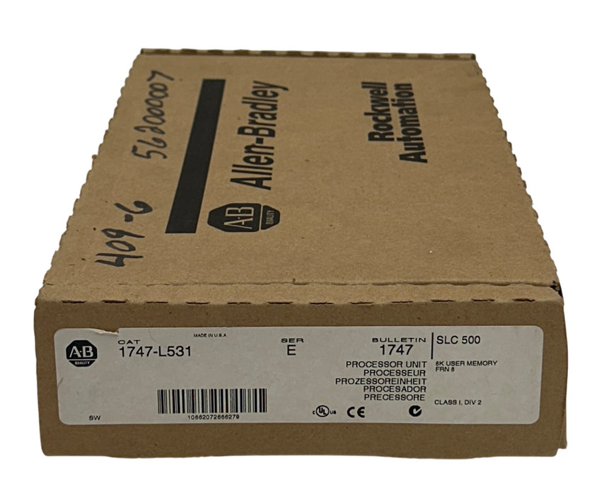 ALLEN BRADLEY 1747-L531 /E SLC 5/03 PROCESSOR MODULE 8K MEMORY 1747L531 NSMP