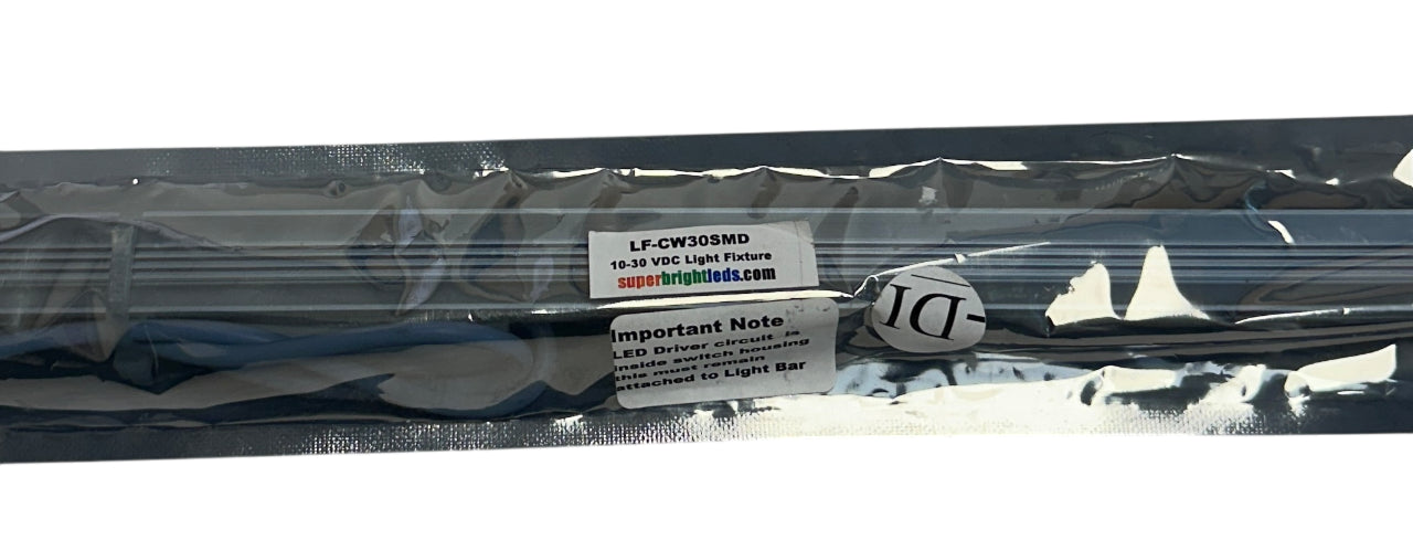 3 SUPER BRIGHT LEDS LF-CW30SMD / LFCW30SMD WATERPROOF LIGHT BARS 10-30VDC NSMP