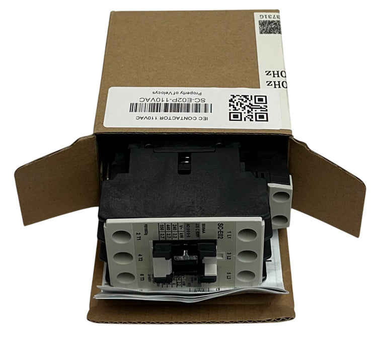 2 FUJI ELECTRIC SC-E02P-110VAC / SC-E02-110VAC / SC-E02 CONTACTORS SE09AA-H NSMP