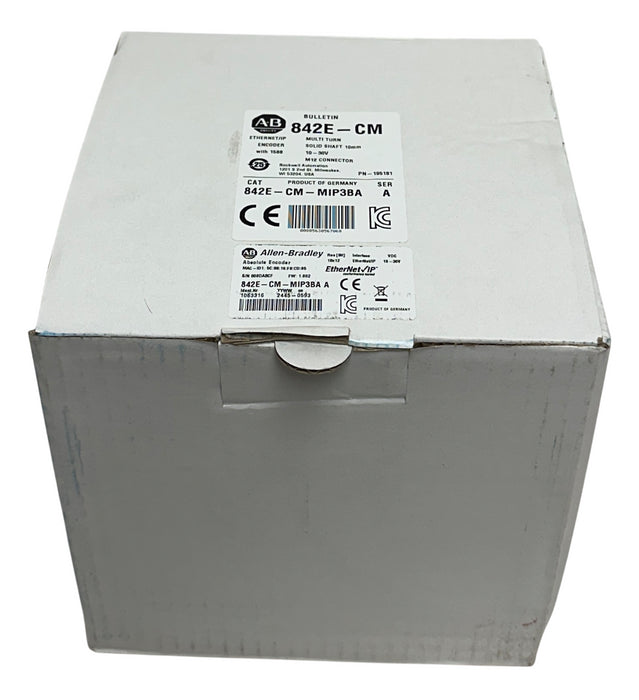 ALLEN BRADLEY 842E-CM-MIP3BA /A EtherNet/IP ENCODER CIP MOTION 842E-CM 10mm NSMP