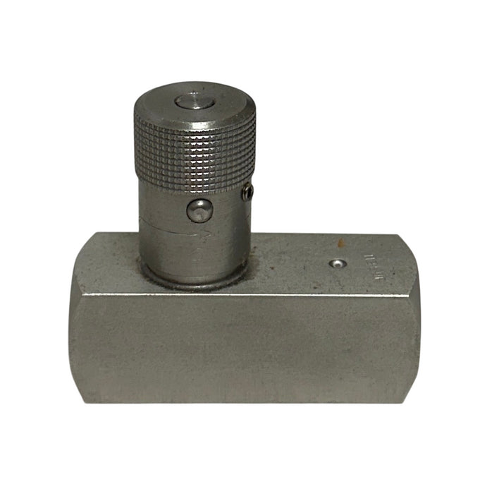 PARKER F800SS HYDRAULIC IN-LINE FLOW CONTROL VALVE Colorflow F SERIES SS NSMP