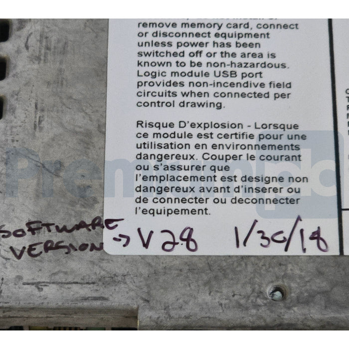 ALLEN BRADLEY 2711P-T12C4D8 /A PanelView Plus 6 1250 TERMINAL, TOUCH NSMP (read)