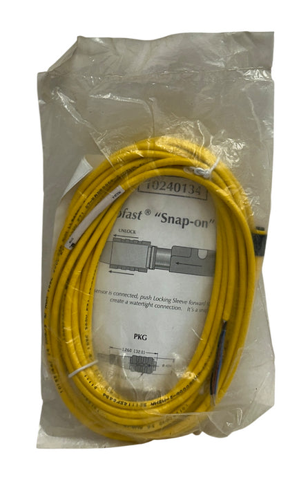 9 TURCK PKG 3Z-6 / U0066-99 PICOFAST SNAP-ON CORDSETS 125V 4A PKG3Z6 NSFS