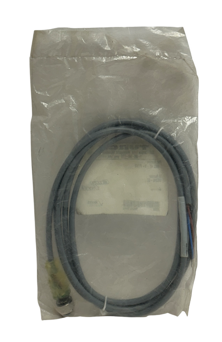 TURCK RKE 4T-2-P7X2 / U5316-00 EUROFAST SINGLE-ENDED CORDSET 30V 2M NSFS