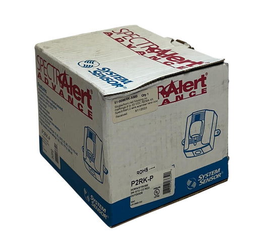 SYSTEM SENSOR P2RK-P / 51-0096RK-AMB SPECTRAlert HORN/STROBE 8-33V AMBER NSMP