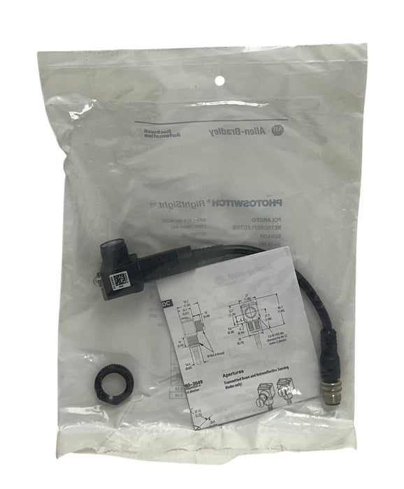 ALLEN BRADLEY 42EF-P2RJB-G4 /B PHOTOSWITCH RightSight POLARIZED SENSOR 3M NSFS