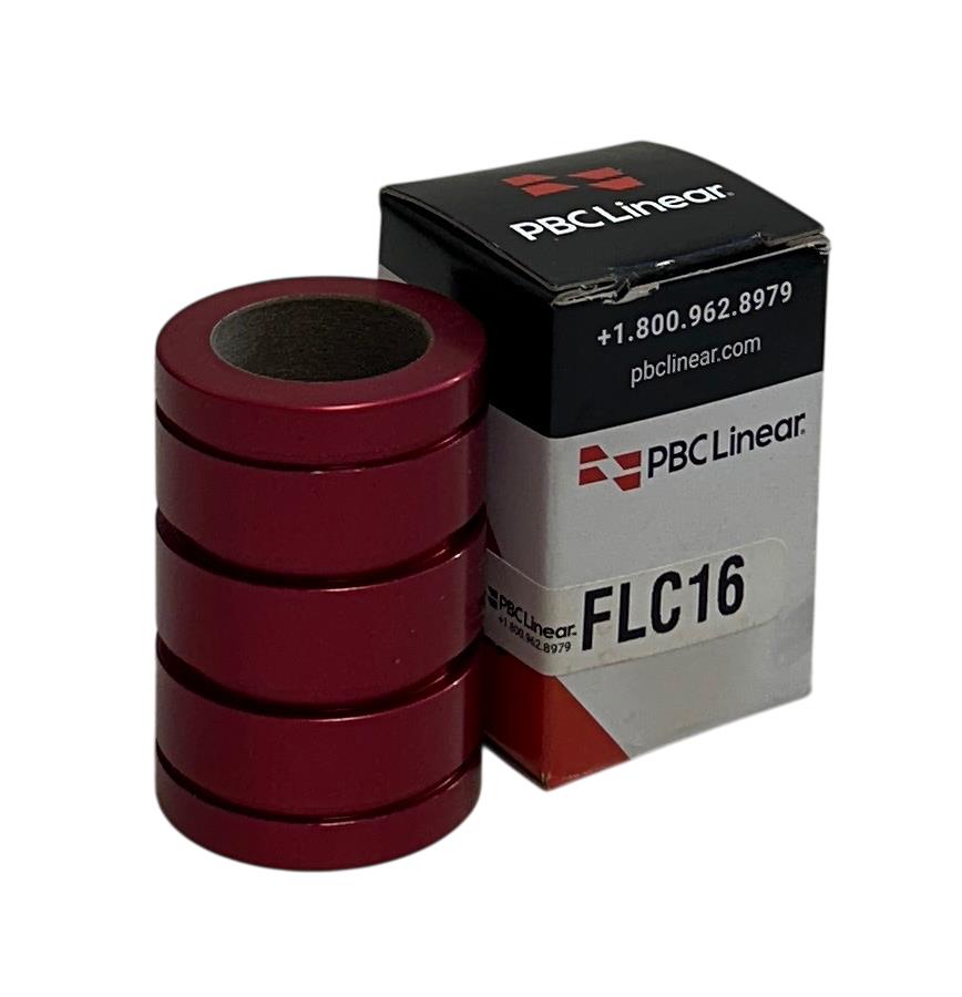 PBC LINEAR FLC16 PLAIN LINEAR BEARING 1'' COMPENSATED ID CLOSED OEM NSMP